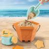 5/7 Stuks Kinderen Strand Zand Speelset Schep Emmer Zeef En Schildpad Vorm voor Zandbak Tuin Plastic Zomer Buiten Speelgoed voor Peuters Kinderen