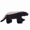 Cartoon Flat-Headed Brother Doll Simulation Honey Badger Doll Plush Toy Sofa Throw Pillow Car Decorative Ornament Rag Doll
