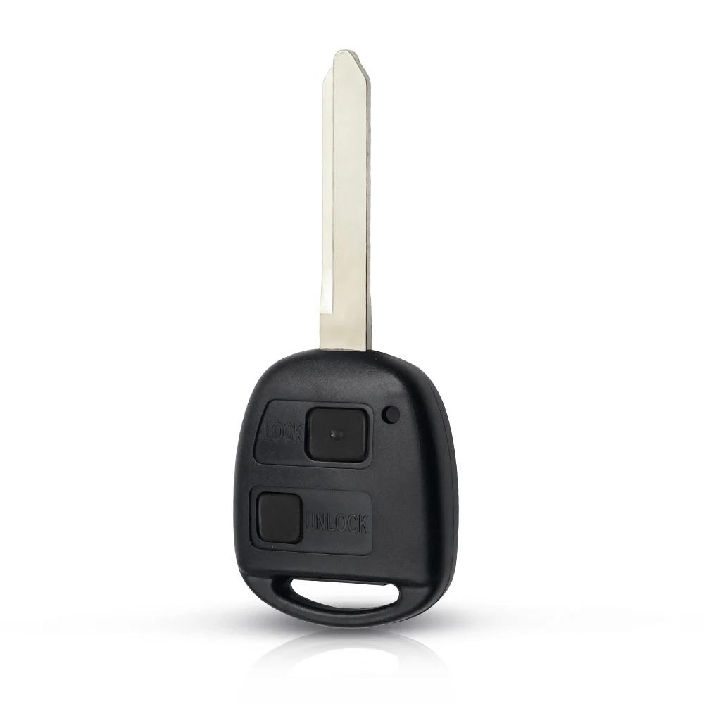 KEYYOU 10pcs For Toyota Corolla Land Cruiser YARIS CAMRY RAV4 Lexus RX300 LS400 GX460 Remote Key Shell Case TOY43 TOY48 TOY47