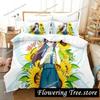 3d Anime Komi-san wa, Komyushou desu Bedding Set Boys Girls Twin Queen Size Duvet Cover Pillowcase Bed Kids Adult Home Textiles