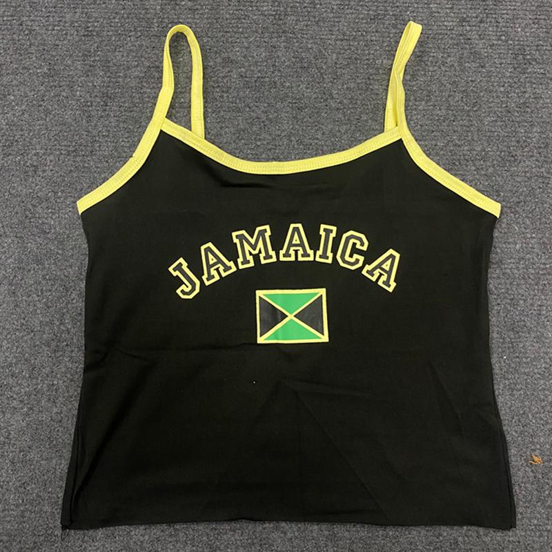 

Жилет облегающего кроя с принтом букв европейского и американского производства Y2K L красный