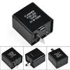 PVC Plastic LED Flasher Relay For Cars Or Motorcycles To Fix The Fast/rapid Flashing Turn Signal 0.02A-10A 12V LED Flasher Relay