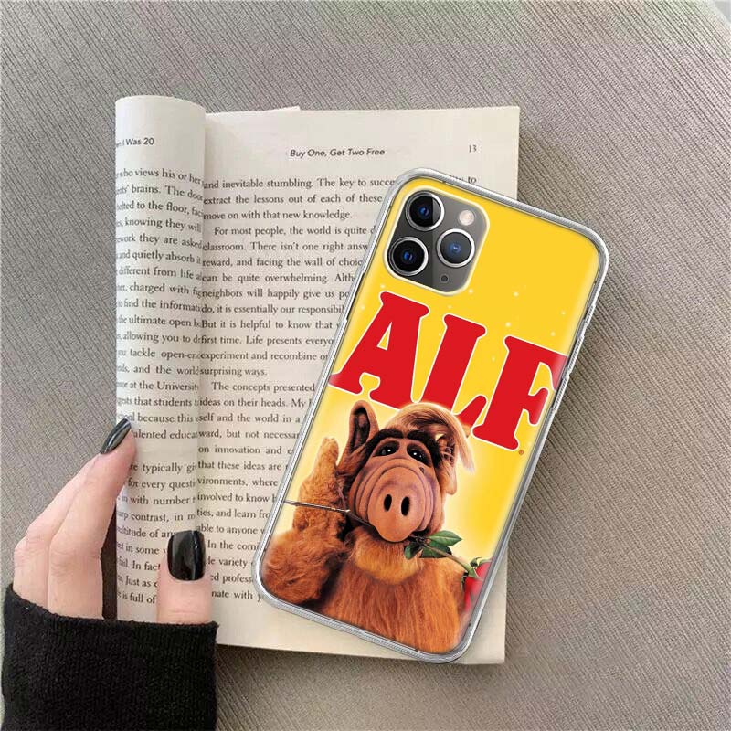 Funda de Teléfono Serie de TV Alf Para Apple Iphone 12 13 Mini 14 15 Pro 17 Pro Max Air 11 16E 16 Plus Cubierta de Carcasa TPU Transparente