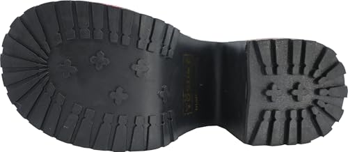 Yosuke Platform Shoes, 4460070, Women's, Black/Red, Sizes 23.0cm-23.5cm