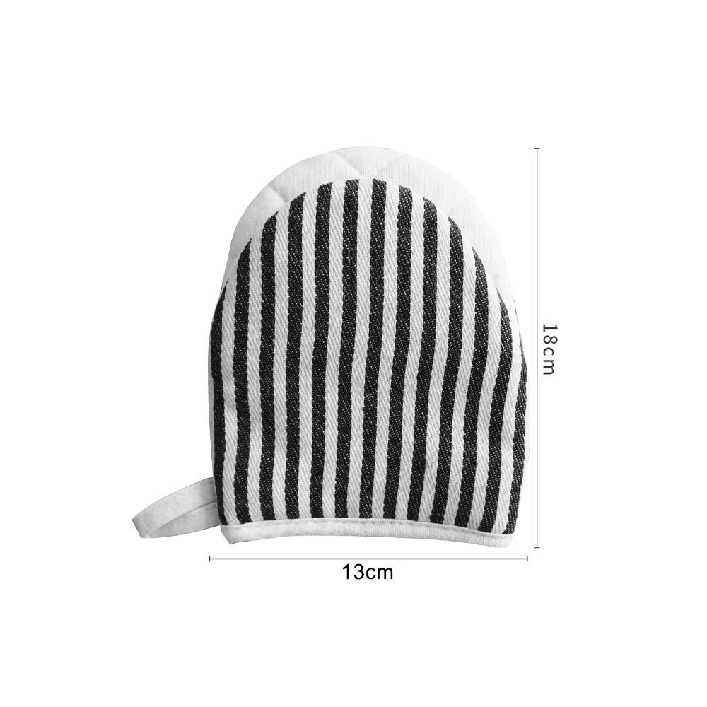 2PCS Cotton Filling Kitchen Oven Glove Heat Resistant Baking Glove Microwave Oven Mitt Lid Handling