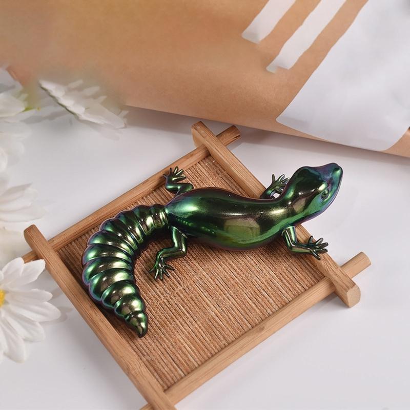 1 Pcs 3D DIY Crystal Glue Mold Easter Lizard Snail Animal Ornament Jewelry Silicone Mold New