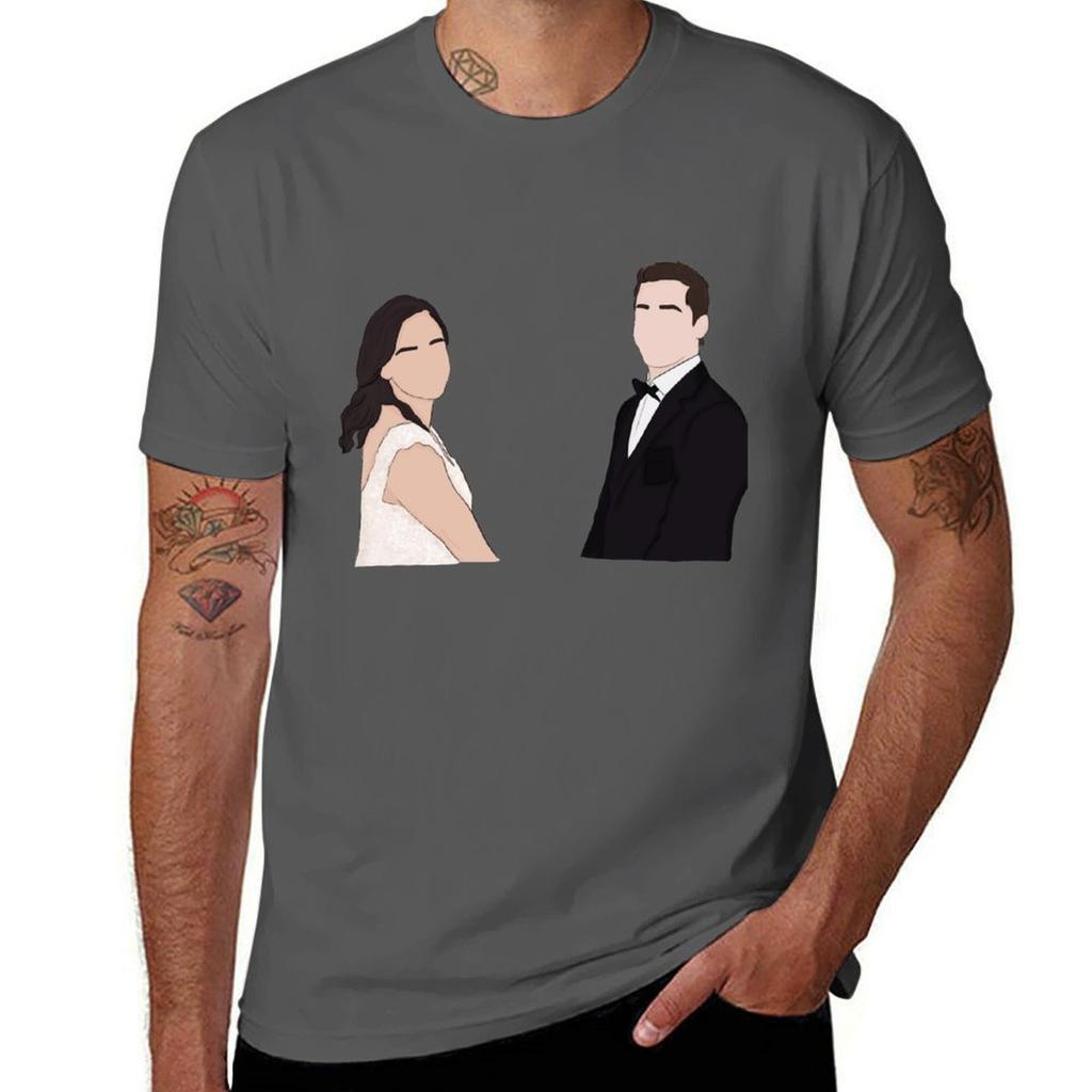 Jake And Amy Wedding Tshirt Casual Pattern Print Tee Shirt Tshirt