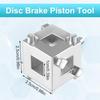 3/8" Cube Brake Caliper Compression Tool, Stainless Steel Disc Brake Piston C