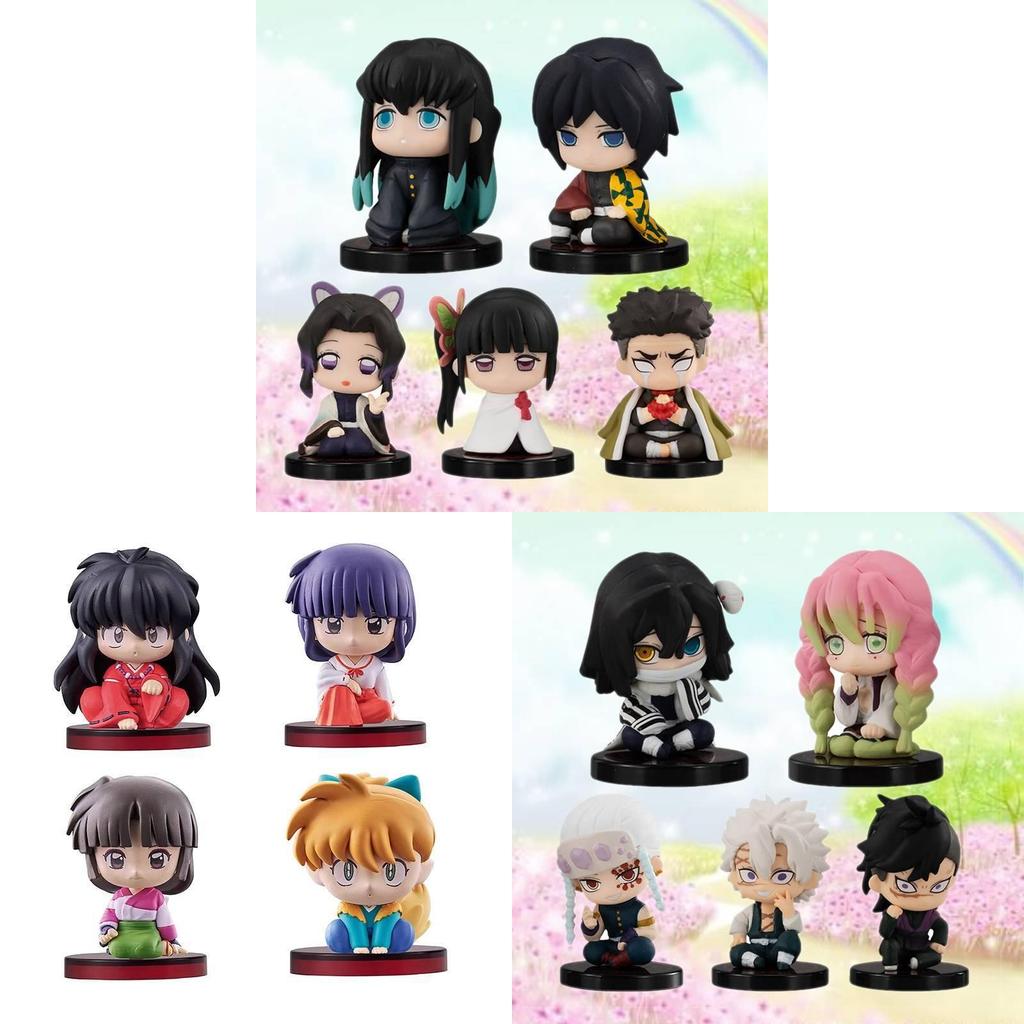 Demon Slayer Pvc Figure Set With Articulated Joints For Collectors And Fans