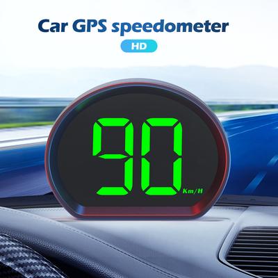 רכב GPS מד מהירות HUD ראש תצוגה דיגיטלי מד מהירות עם קמ"ש MPH תצוגה למשאית אופנוע Plug and Play רכב חלקים ואביזרים