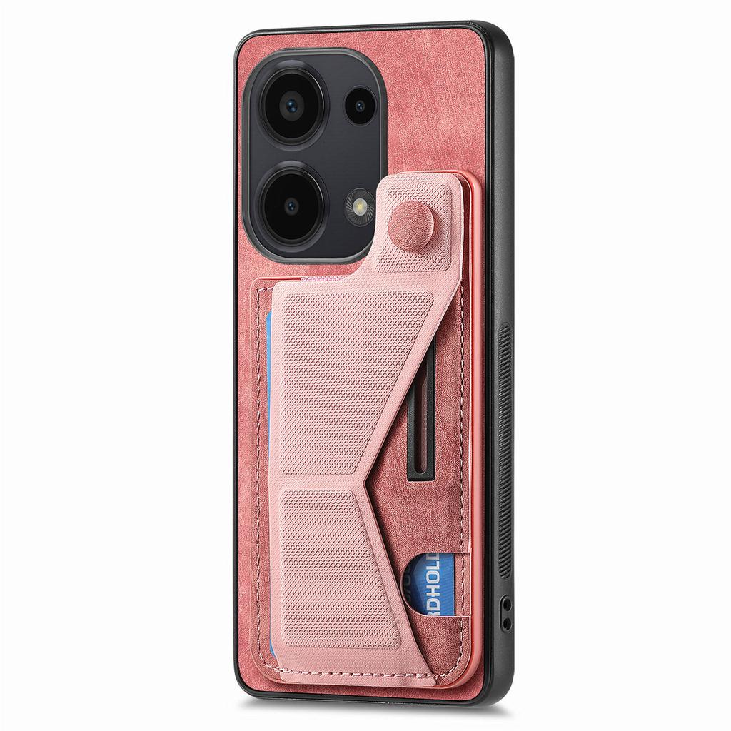 Kickstand Cards Solt Wallet Leather Case For Xiaomi Redmi Note 13 Pro 12 11 10 POCO X6 X5 13T 13C Stand Magnetic Retro Bag Cover
