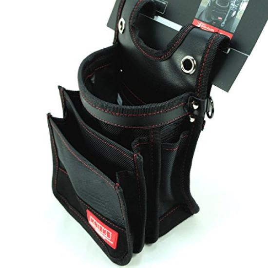 knicks D1680 Bauchtasche zweistöckig (Schwarz) KC-301D