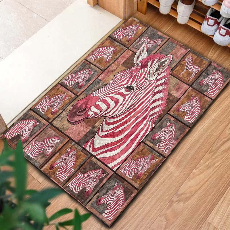Pink animal leopard Pattern Square Carpet,Area Rug,Carpet Rug for Living Room Bedroom Sofa Playroom Decor,Non-slip Floor Mat,Holiday Birthday Gifts