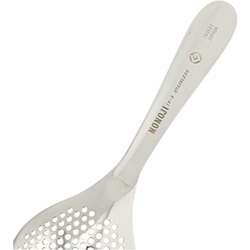 Nonoji Ladle Naked Punching Spoon, Petty, Dishwasher Safe, LTM-H03, Silver