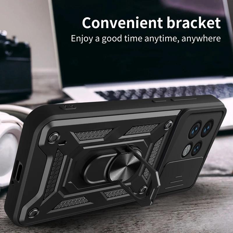 Etui Pancerne do Motorola Moto Edge 40 Neo 30 Fusion Ultra Osłona obiektywu Pierścień ochronny Magnetyczny uchwyt Biznes Pełna ochrona