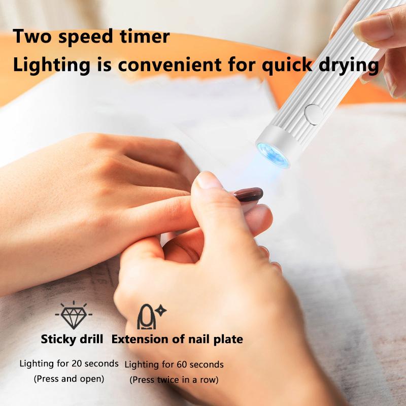 Portable Uv Led Handheld Nail Lamp Quick Dry Usb Nail Dryer Machine Home Nail Professional Salon Phototherapy Tools