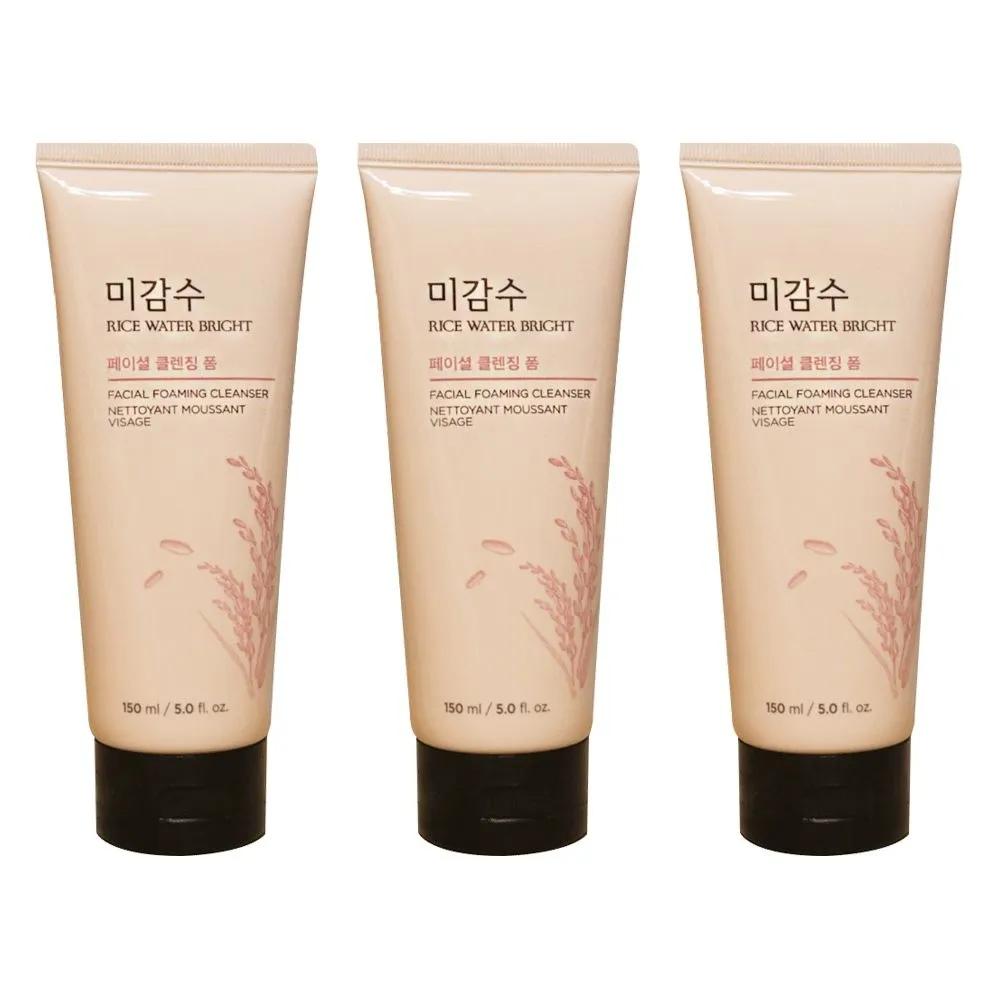 The Face Shop Migamsu Bright Cleansing Foam 150ml (3 pieces)