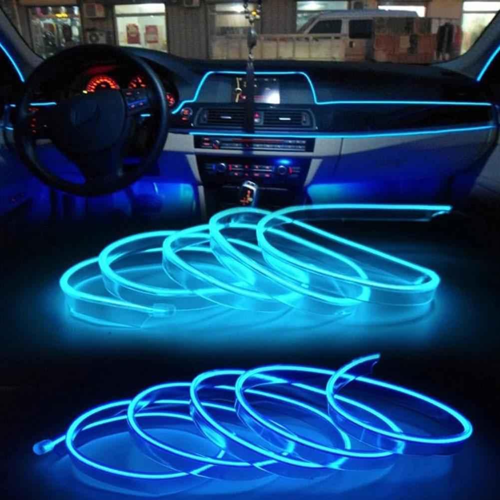 Decorative Mood Lighting For Car Interior Lamps Strips Atmosphere Lamp Light Assembly RGB Car Decoration Lighting Accessories