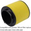 Compatible with 2pcs 17254-HPO-A00 Air Filter Compatible with Pioneer 700 Foreman 500 Rincon 680 Big Red MUV700 TRX500TM TRX500FA TRX500FGA TRX680FA