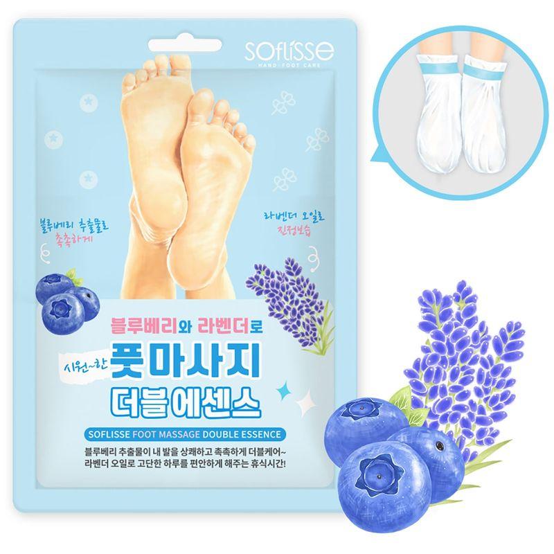 Soflisse Foot Massage Double Essence Mask 10ct
