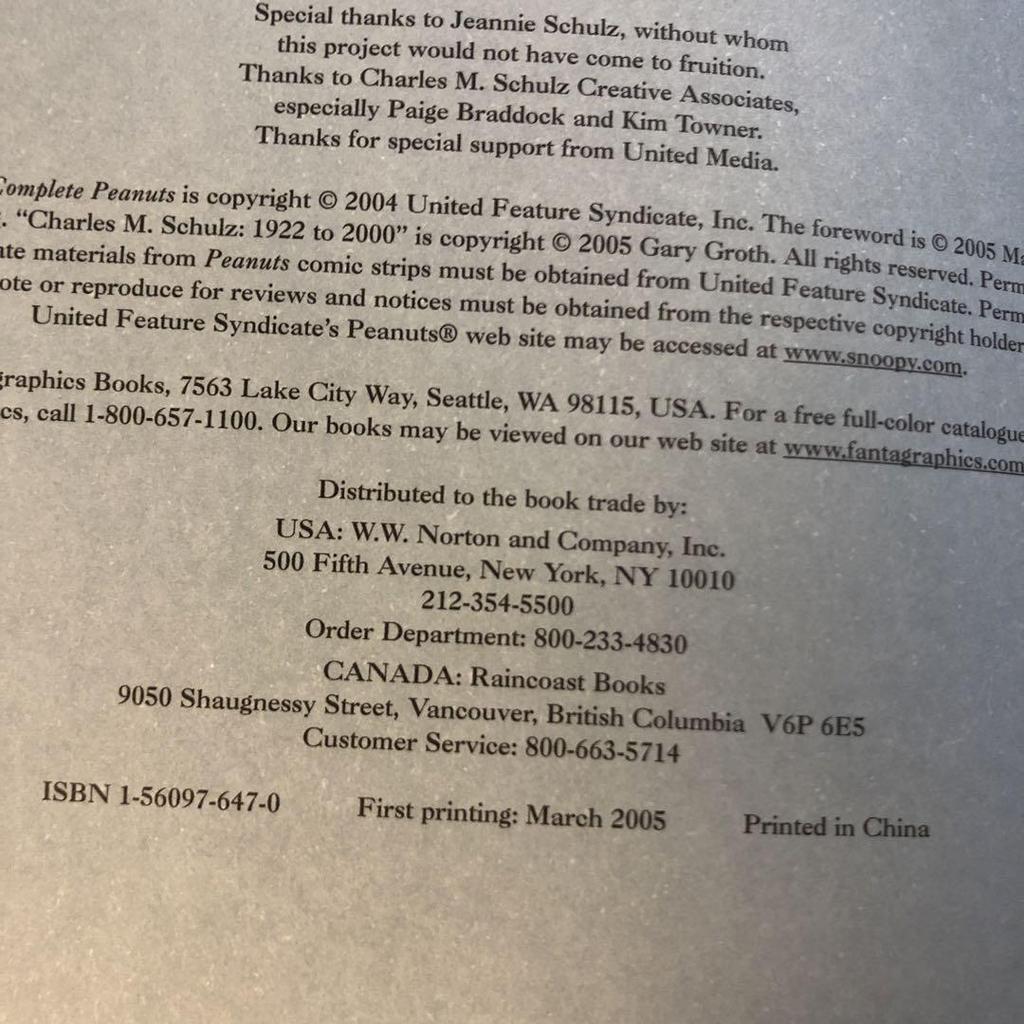 [USED] THE COMPLETE PEANUTS 1955-1956 (Foreign Books)