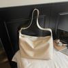 Solid Color Commuter Large Capacity Shoulder Bag Women's Crossbody Bag Underarm Bag
