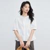 Women's Bow Short-Sleeve Blouse