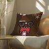 Cute Cartoon D-Domo Kun Pillow Case Pattern Printed Pillowcase For Living Room Sofa Cushion Cover & Bedroom Decor