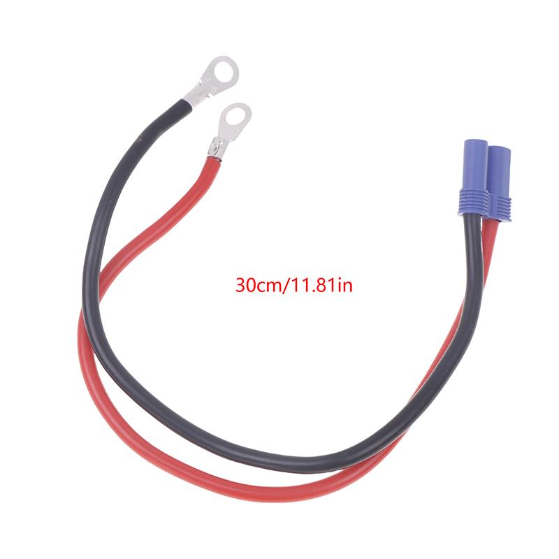 Ec5 To O-Type Terminal Line 10Awg Charging Cable For Car Motorcycle Emergency Power Cord Ec5 Adapter Cord Conversion Accessories
