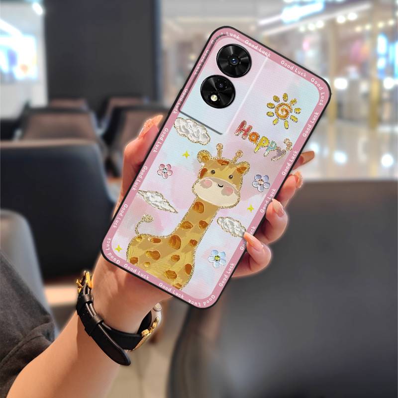 Anti-knock Full wrap Phone Case For TCL 505/T509K/T5094 Graffiti TPU Phone Pouch Waterproof Silicone Protective Cartoon