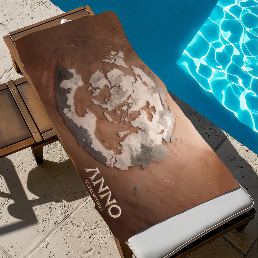 

Towel YB Beach Bath Quick-Drying Game Lightweight A-AnnoS-ES Portable Sauna Camping Swim Pool 117 Video Travel W30*H60(CM)