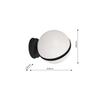 Circulo Garden Wall Lamp 1Xe27