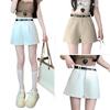 2026 Summer Women's Casual High-Waist A-Line Wide Leg Shorts