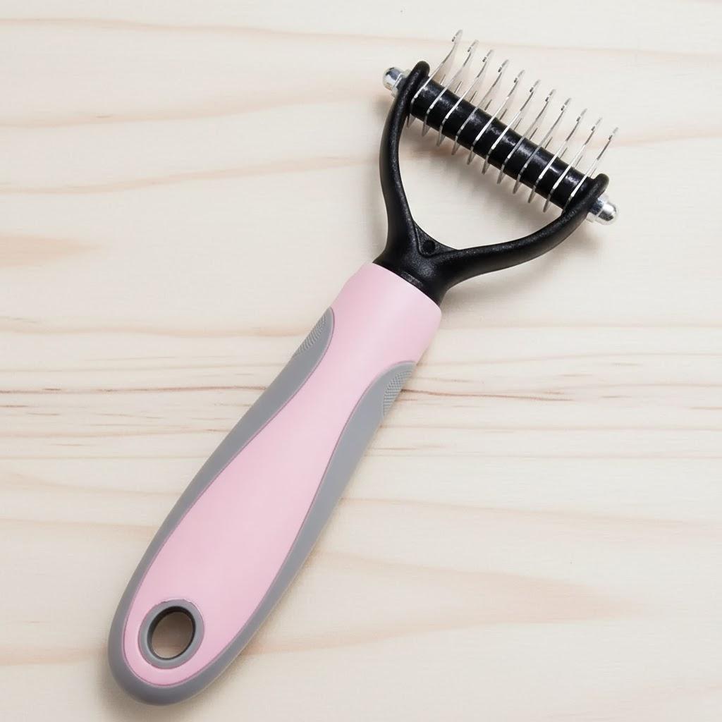 

Щетка для ухода за домашними животными Двусторонняя Инструмент для удаления шерсти кошек Собачья расческа для вычесывания линяющей шерсти Двусторонняя щетка для шерсти домашних животных Товары для питомцев