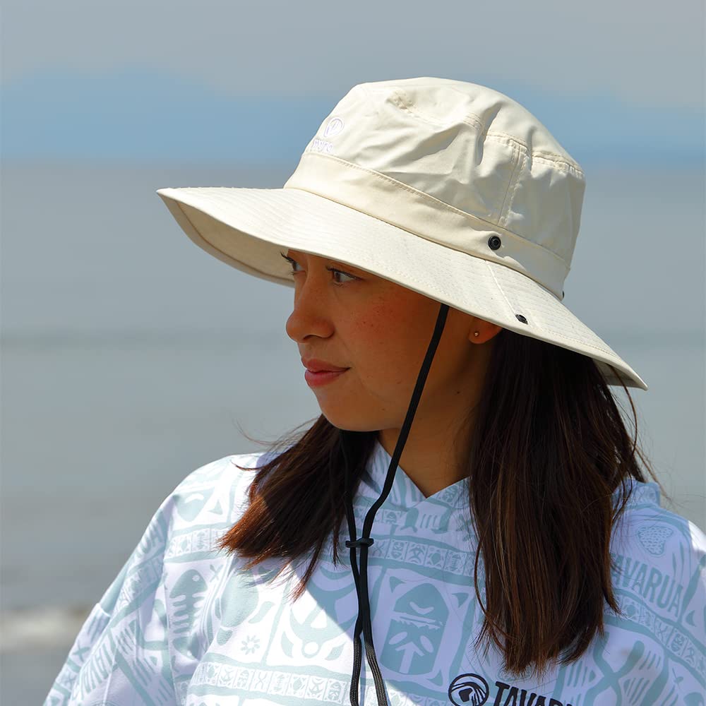 Mana Mana Water Hat Surf Hat MH4 Hat Unisex Outdoor Surfing Camping Fishing FREE SIZE Powered by Tavarua SUrFCO. Men's Women's 57-59cm (COCONUTS)