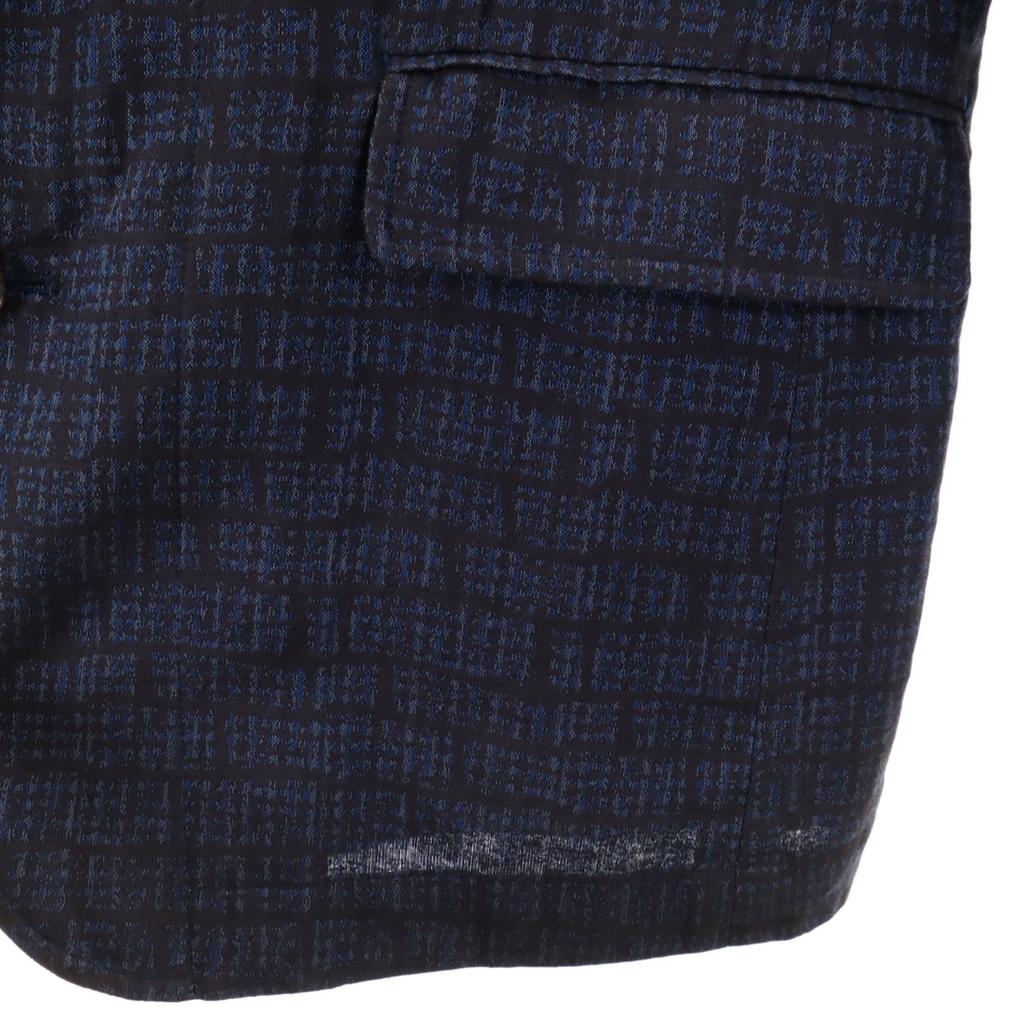 LANVIN LA COLLECTION Made in Japan Leinenmischung Karomuster Jacke 48 Herren Gebraucht