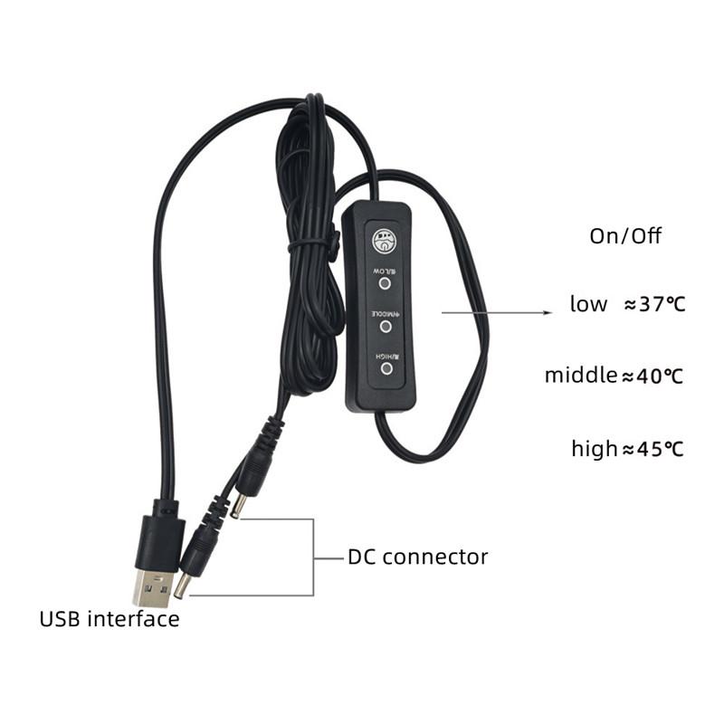 Unisex USB Electric Heating Winter Outdoor Heated Gloves Pure Color Full&Half Finger Warmer Mitten Hand Warmer Thermal