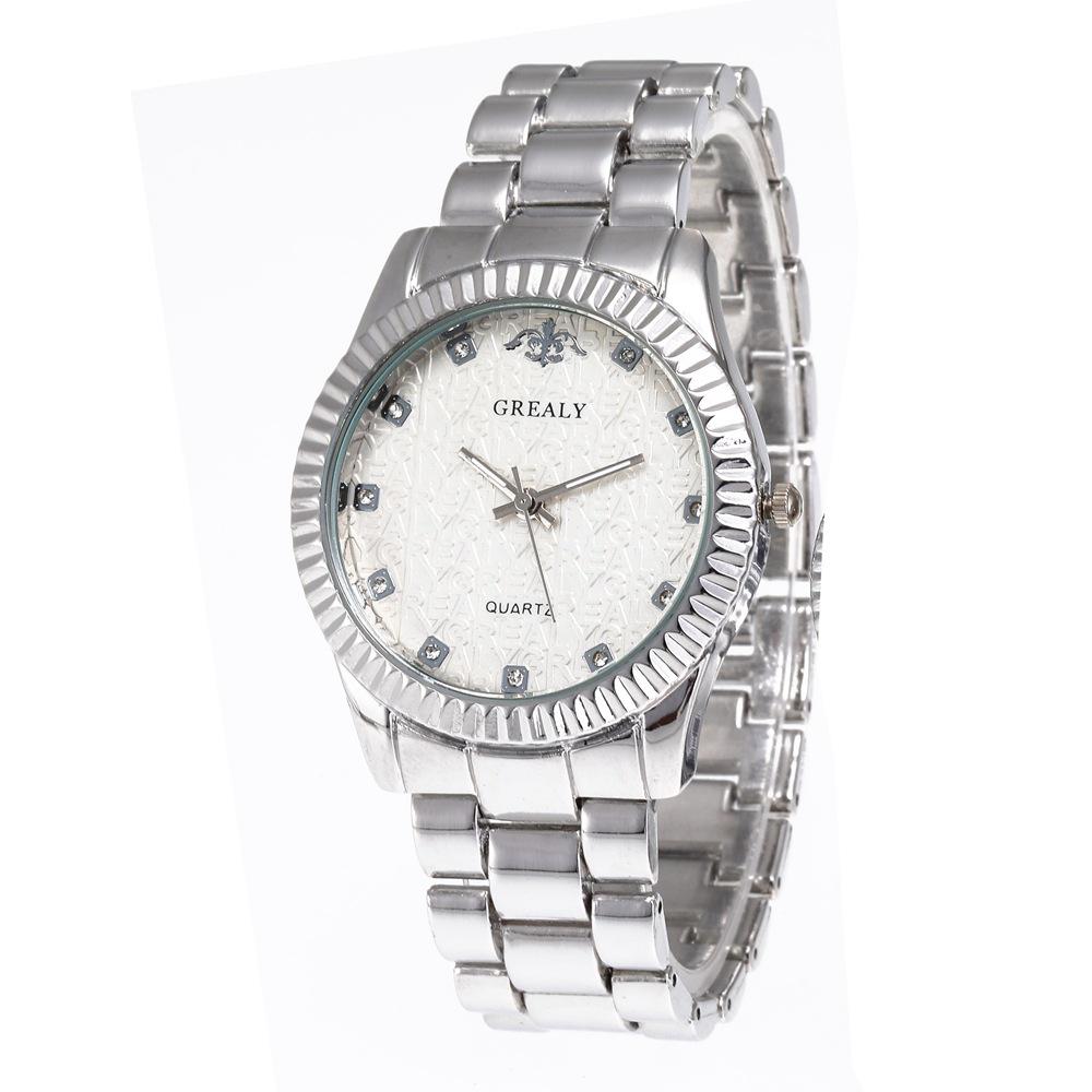 Ladies' Quartz Watch with Alloy Band: Fashionable and Casual Design