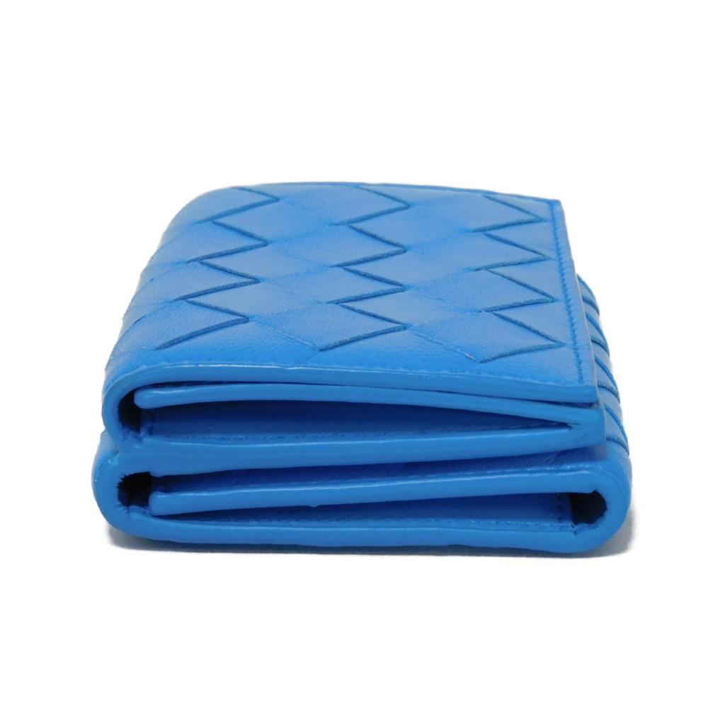 Used 11897 Tiny Mini Wallet 635561 VCPP2 4611 7942 RFID IC Chip Maxi Intrecciato Swimming Pool Unisex from Japan