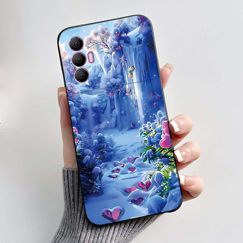 Cute Case For Tecno Spark 8 Pro Funda Capa Printing Shell Protective Cover Soft Silicone Cartoon Phone Casing Coque