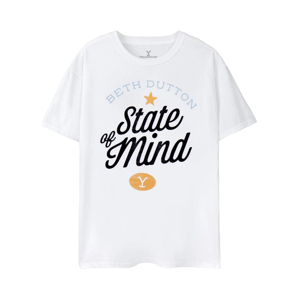 Yellowstone Damen/Damen Beth Dutton State Of Mind T-Shirt