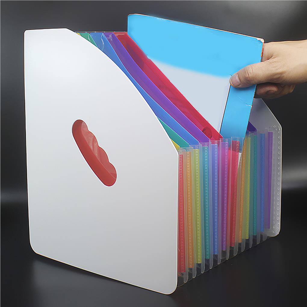 Aktenordner Schutz Klassifizierung Selbsttragende Aufbewahrungsbox Schüler Schulpapier Wasserdichter Kunststoffbehälter Büro