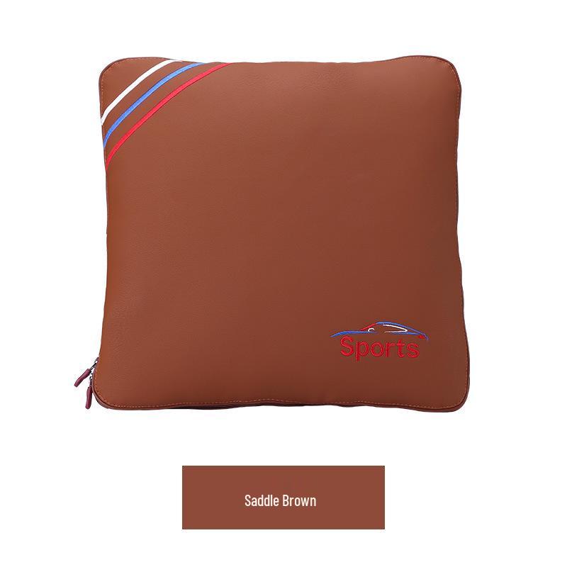 Versatile Car Air Conditioning Quilt, Cushion & Pillow: Dual-Use for Lumbar Support & Backrest, Fits Various Car Models