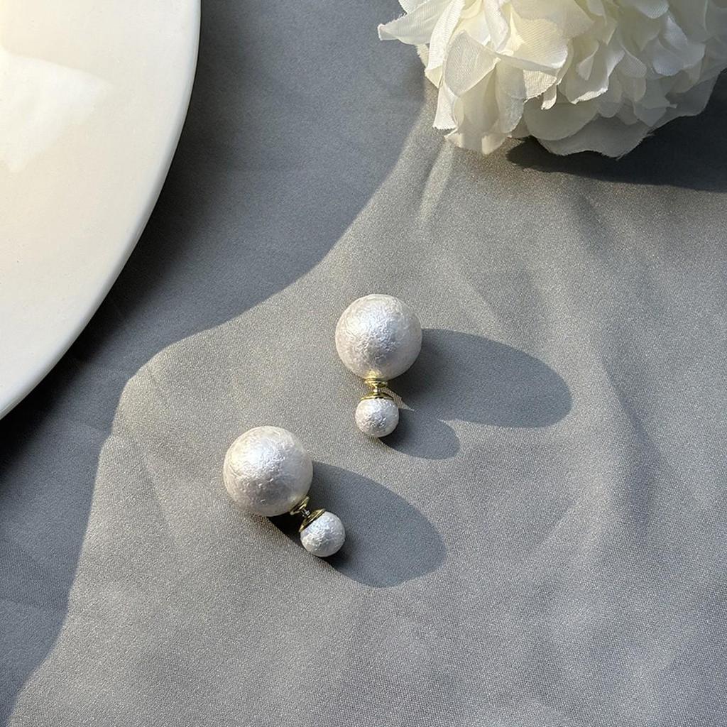 Cercei cu Perle Argintii cu Diamante - Design Elegant de Nișă pentru Femei