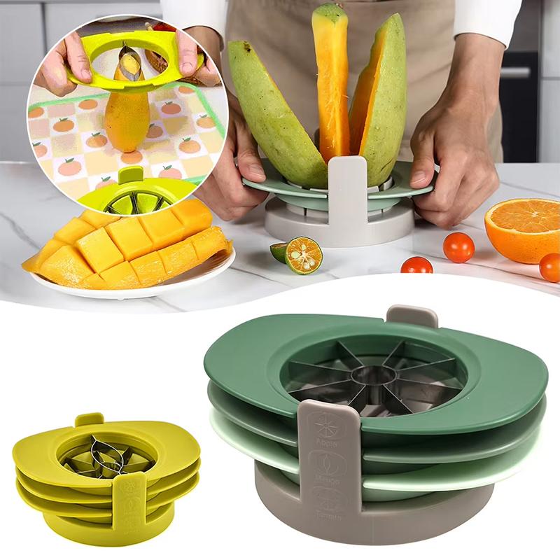 3-In-1 Multifunctional Fruit And Vegetable Slicer, Household Stainless Steel Fruit And Vegetable Separation Cutter, Kitchen Tool