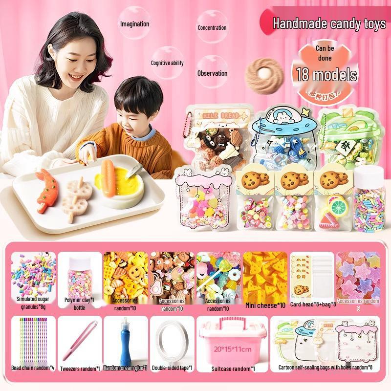 DIY Mini Milchteetasse Bastelset für Kinder - Handgemachtes Spielzeugmaterialpaket für Mädchen und Grundschüler