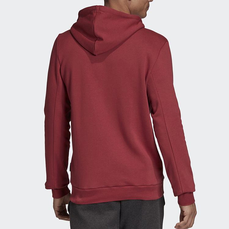 Adidas Sweatshirts Men's Red Hooded Moderate Regular FT8414