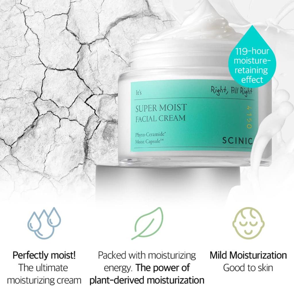 Scinic Super Moist Facial Cream, 80ml