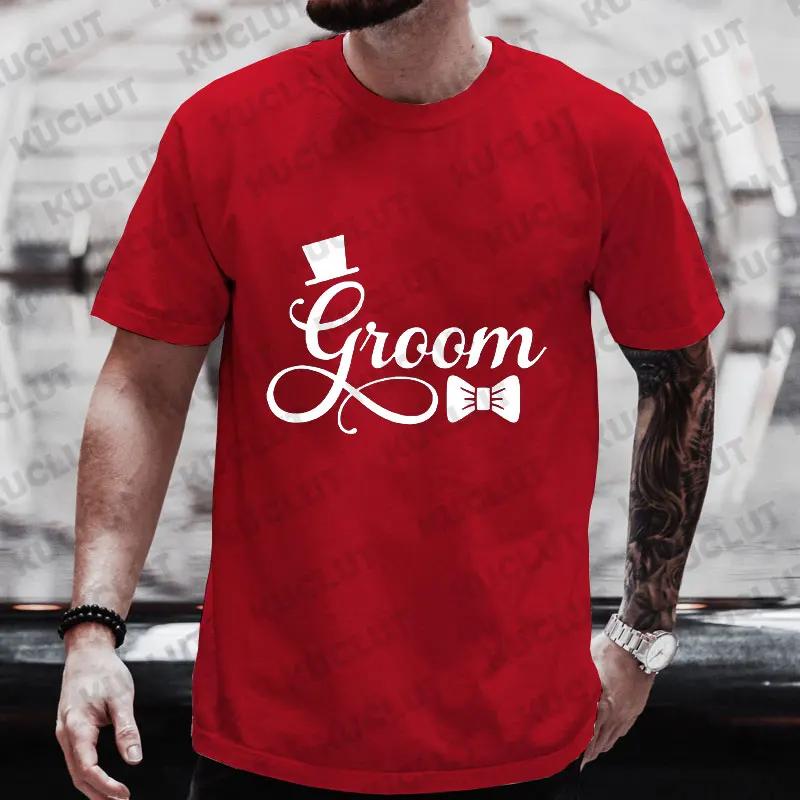 Team Future Groom Squad Tees Best Man T Shirt Boyfriend Single Farewell Bachelor Stag Party Evg Tshirt Wedding Graphic Y2k Tops