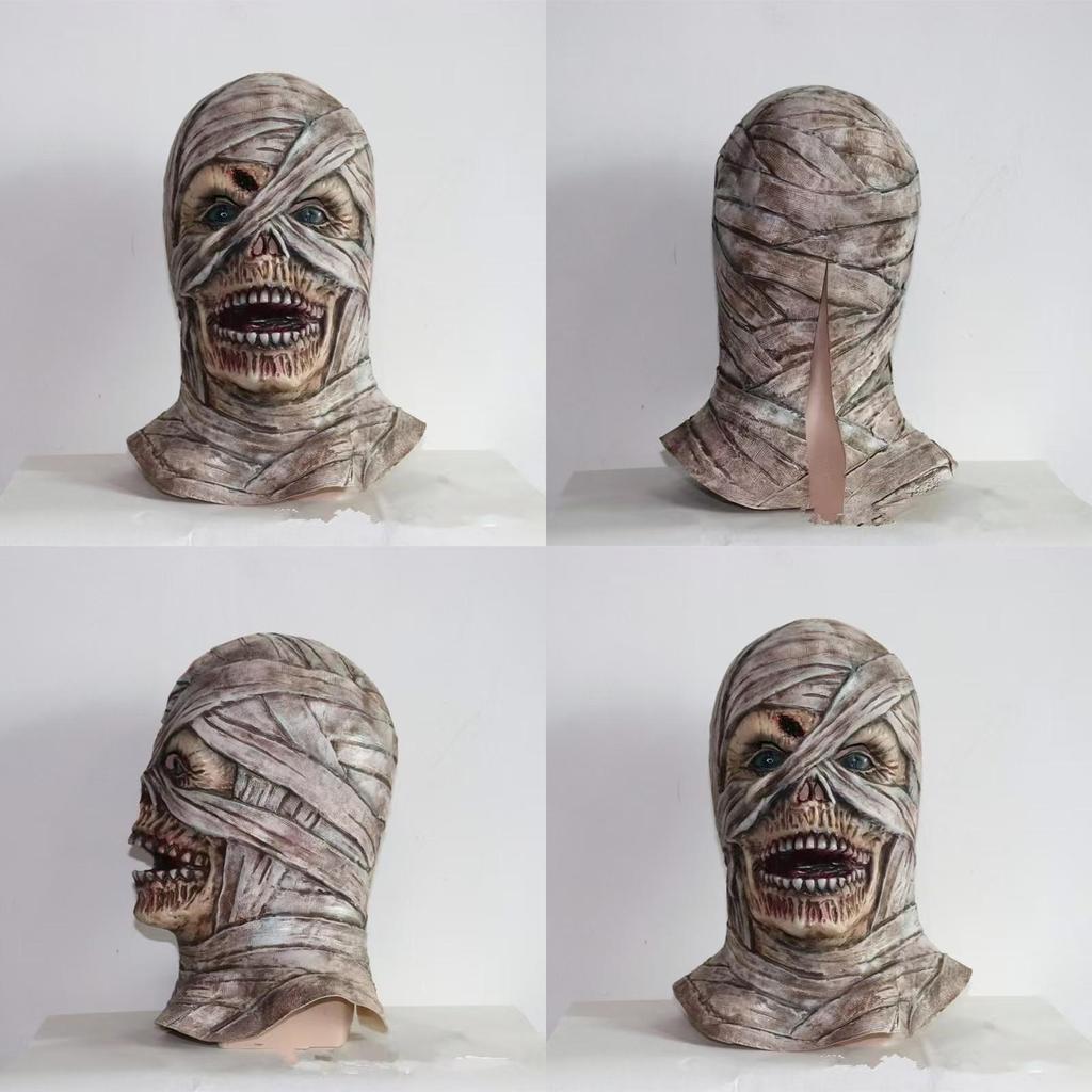 Halloween Mummy Latex Mask With Diy Terror Style For Holiday Costumes And Events